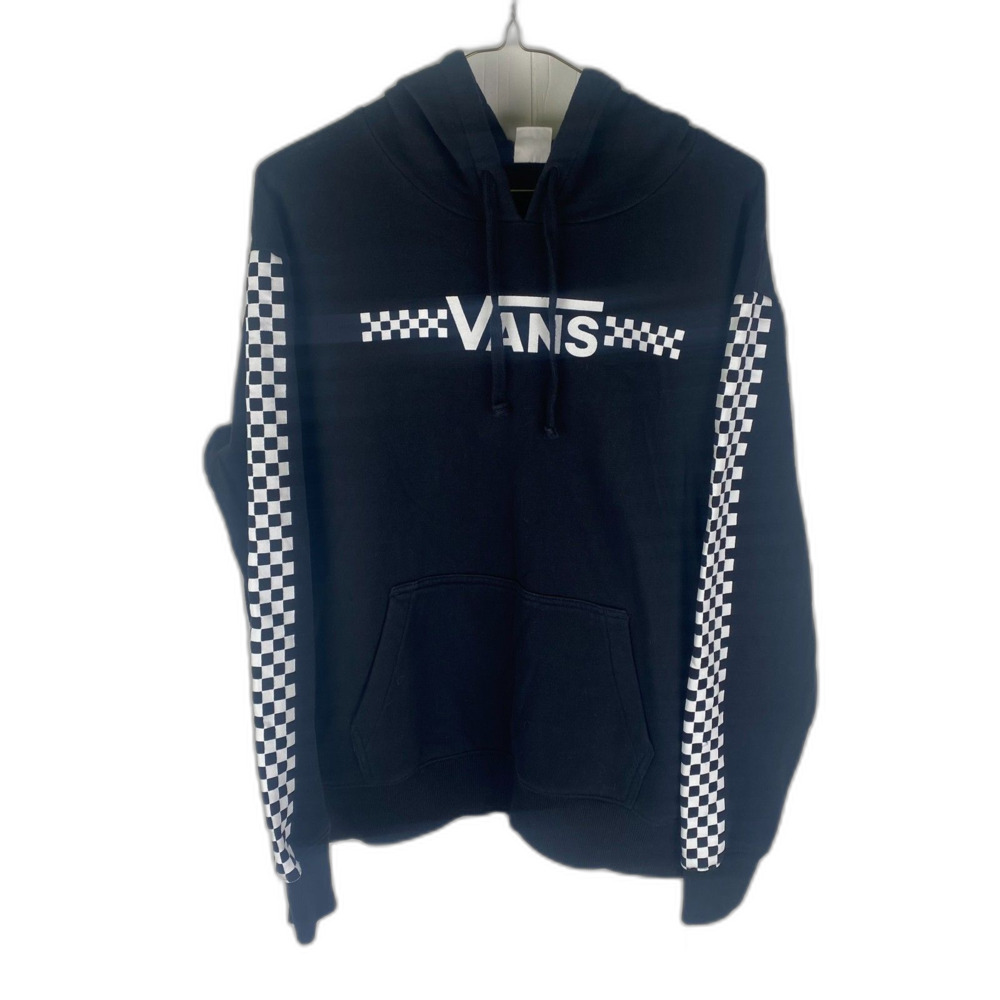 Vans Checkered Black and White Skateboarding Hoodie Men's Small